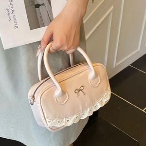 BNWT Light Pink Handbag with Lace Detail